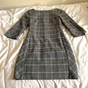 H&M Plaid- Fitted Dress - Size US 4